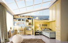 Finitura H04 patinato magnolia sovracolore giallo