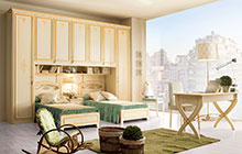 Finitura H05 patinato magnolia sovracolore arancio