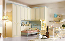 Finitura H02 patinato magnolia sovracolore azzurro