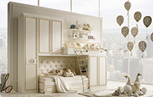 Finitura N08 Bianco patinato Sovracolore Nocciola