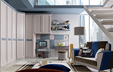 FINITURA L50 / L45 LACCATO GRIGIO CHIARO E CARTA ZUCCHERO