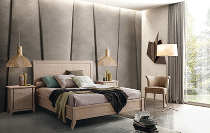 
L1LMONL 
Bed_Cipria finish

CDMONC
Nightstand_Cipria finish 

POMON1
Armchair_Cipria finish + Rebel 1 Avana upholstery
