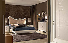 LTTOD5 bed / CDTODPF nightstand / COTODPF dresser / SPTOD2 mirror / KASIA wardrobe with 2 sliding doors