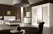 LTTOD2 bed / DEMETRA wardrobe with 3 sliding doors / CDTODP nightstand / COTODP dresser / sptod mirror