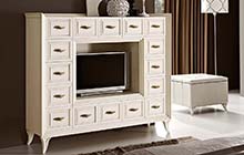 TVTODP TV cabinet with drawers / pRtod pouffe